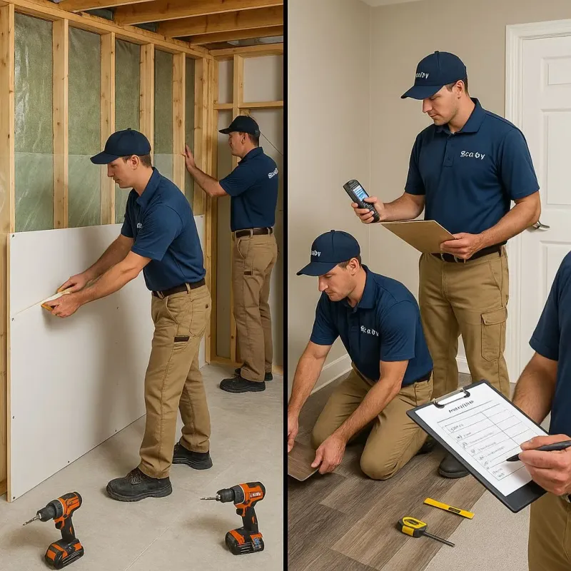 Repairs and Reconstruction process in Montello, WI